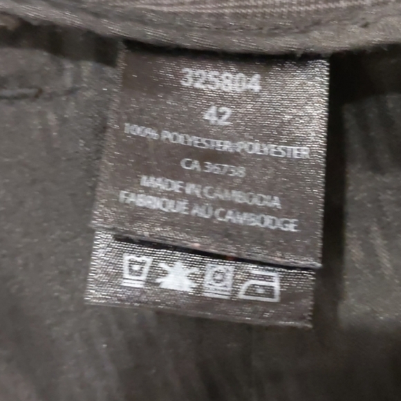 HAGGAR grey plaid shorts sz 42 - Picture 5 of 6